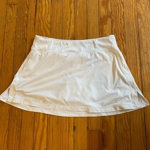 Nike Dri-FIT Tennis Skirt, White, Medium
